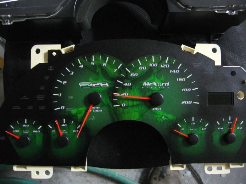 Camaro Cluster Overlay